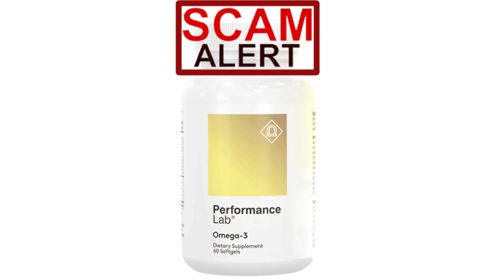 Performance Lab Omega-3 healthyyoungamerica Scam Alert